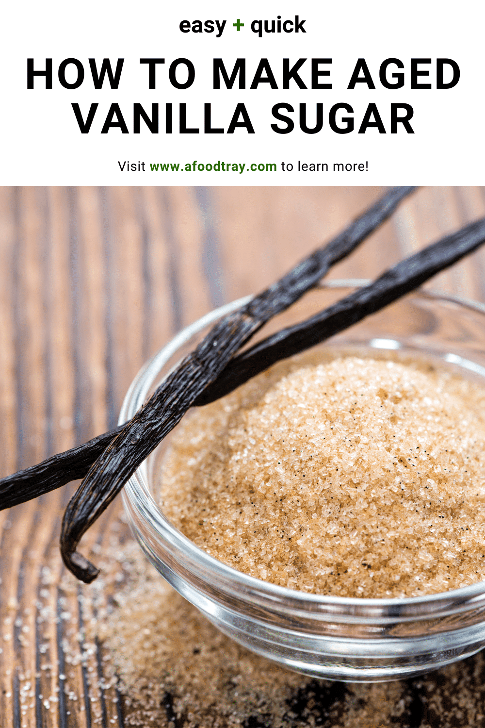 how to make vanilla sugar for recipes